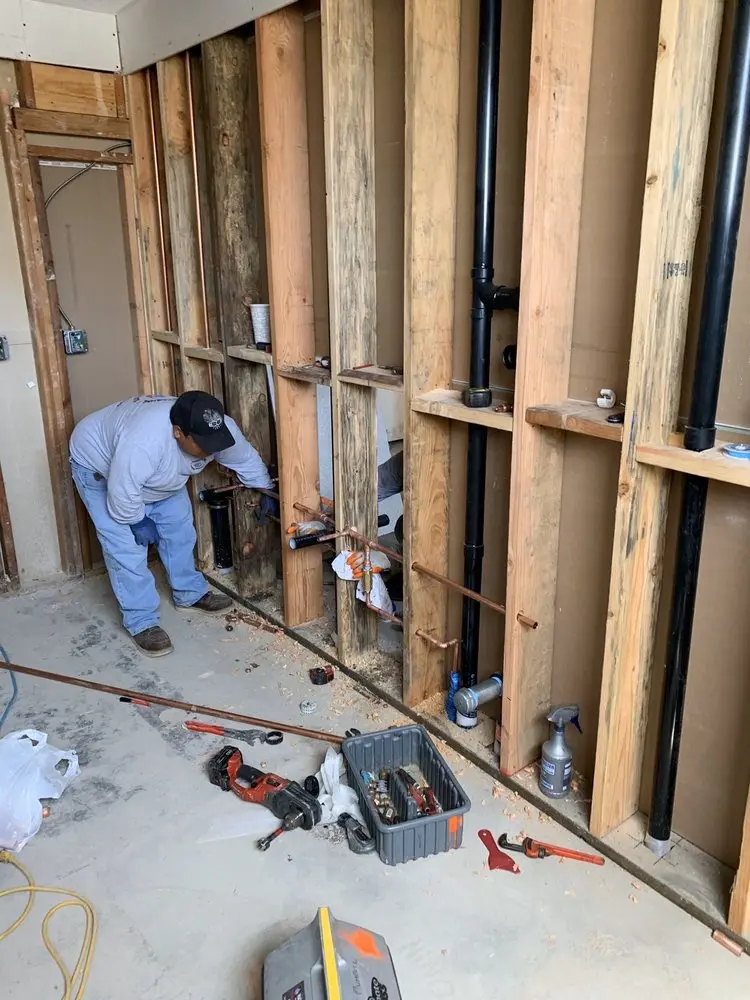Commercial rough-in plumbing for Gas Line Repair in Pocono